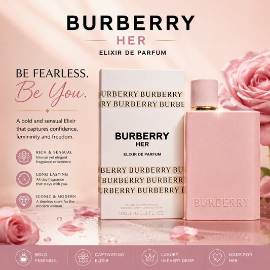 Burberry Her Elixir Eau de Parfum Intense 3.3 oz (100ml) for Women