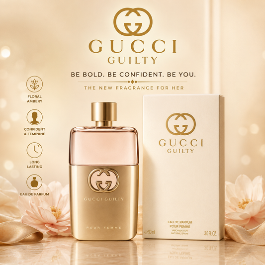 Gucci Guilty Pour Femme Eau de Parfum 3.0 oz (90ml) Women's Perfume New Sealed