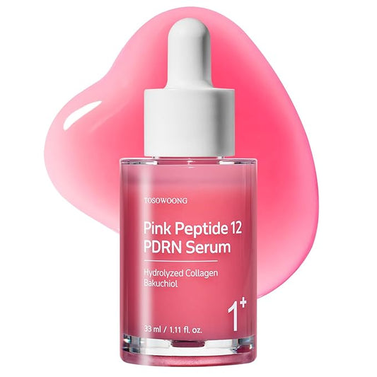 TOSOWOONG Pink Peptide 12 PDRN Serum With Salmon DNA PDRN 10,320ppm,