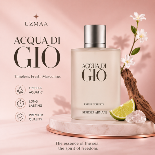 Armani Beauty - Acqua di Giò - Eau de Toilette - Cologne for Men - Long Lasting Fragrance with Bergamot notes, Jasmine, White Musks, Patchouli & Cedarwood