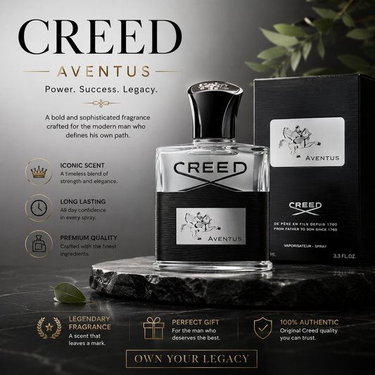 Creed Aventus EDP 4.0 oz (120ml) Men's Fragrance New