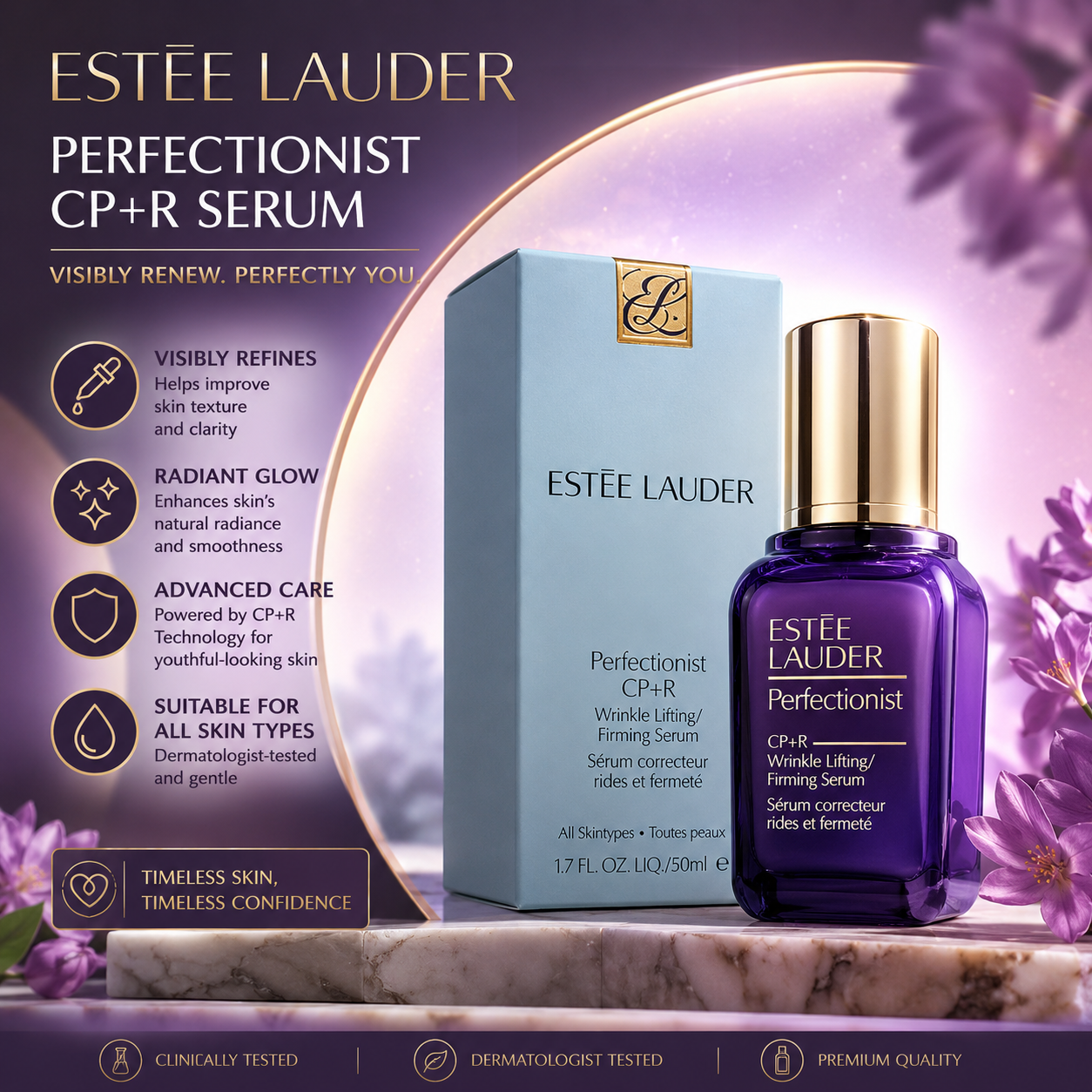 Estee Lauder Perfectionist CP+R Wrinkle Lifting Firming Serum 1.7oz