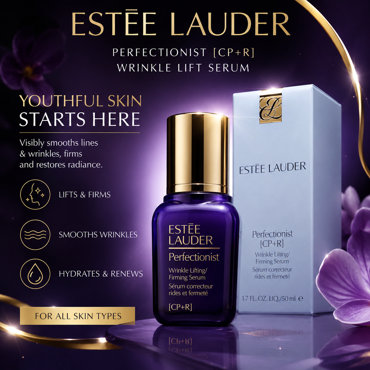 Estee Lauder Perfectionist CP+R Wrinkle Lifting Firming Serum 1.7oz