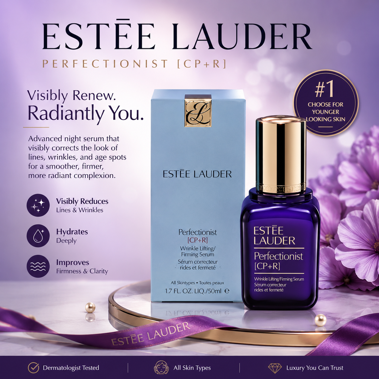Estee Lauder Perfectionist CP+R Wrinkle Lifting Firming Serum 1.7oz