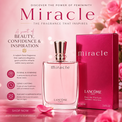 Lancôme Miracle Eau de Parfum Spray 100ml (3.4 fl oz) for Women