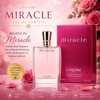 Lancôme Miracle Eau de Parfum Spray 100ml (3.4 fl oz) for Women