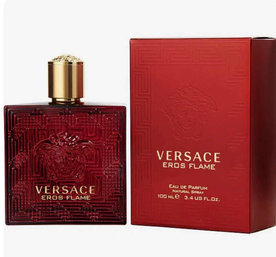 Versace Eros Flame Eau de Parfum 3.4 oz (100ml) Men's Cologne New Sealed