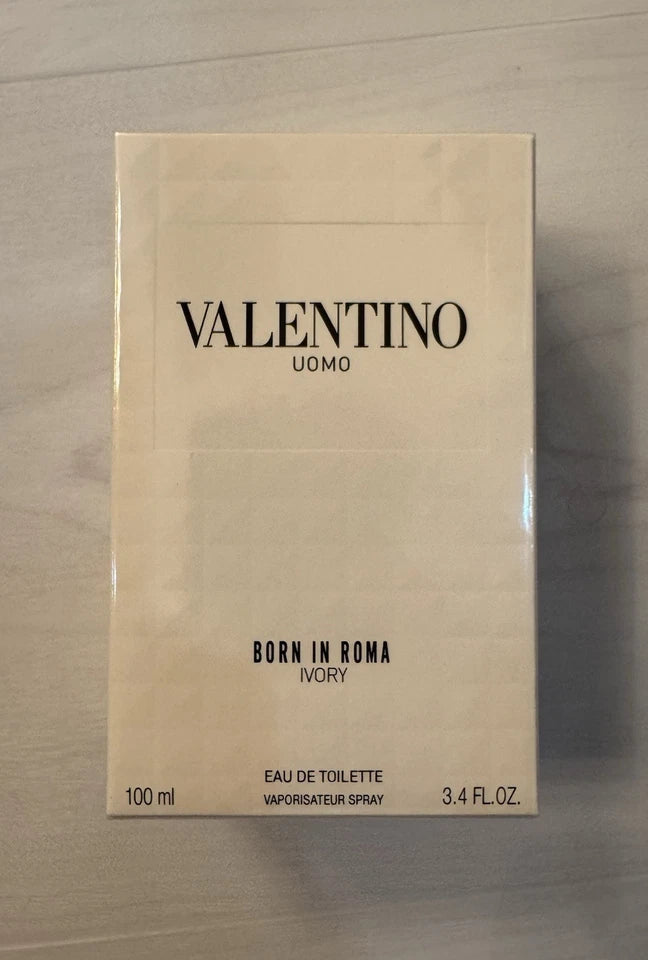 Valentino Uomo Born in Roma Ivory EDT 3.4 oz for Men