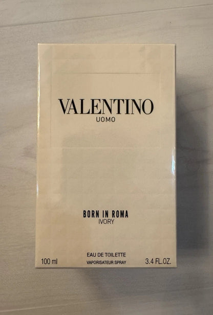 Valentino Uomo Born in Roma Ivory EDT 3.4 oz for Men